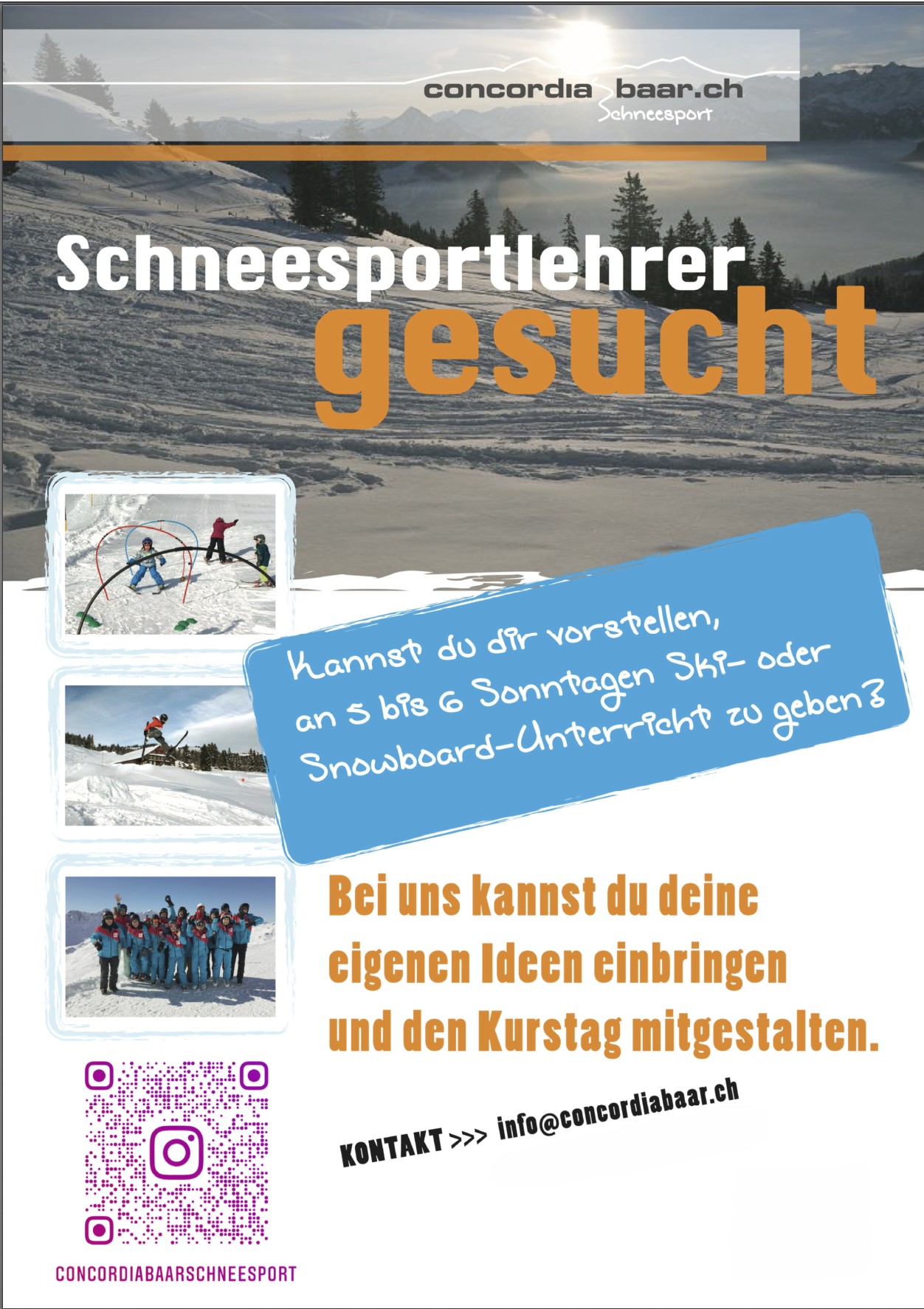 Schneesportlehrer gesucht